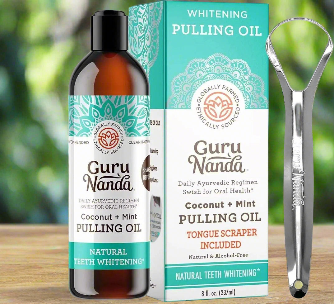 WELLFITORA™️ Guru Nanda Coconut Oil Pulling with Essential Oils