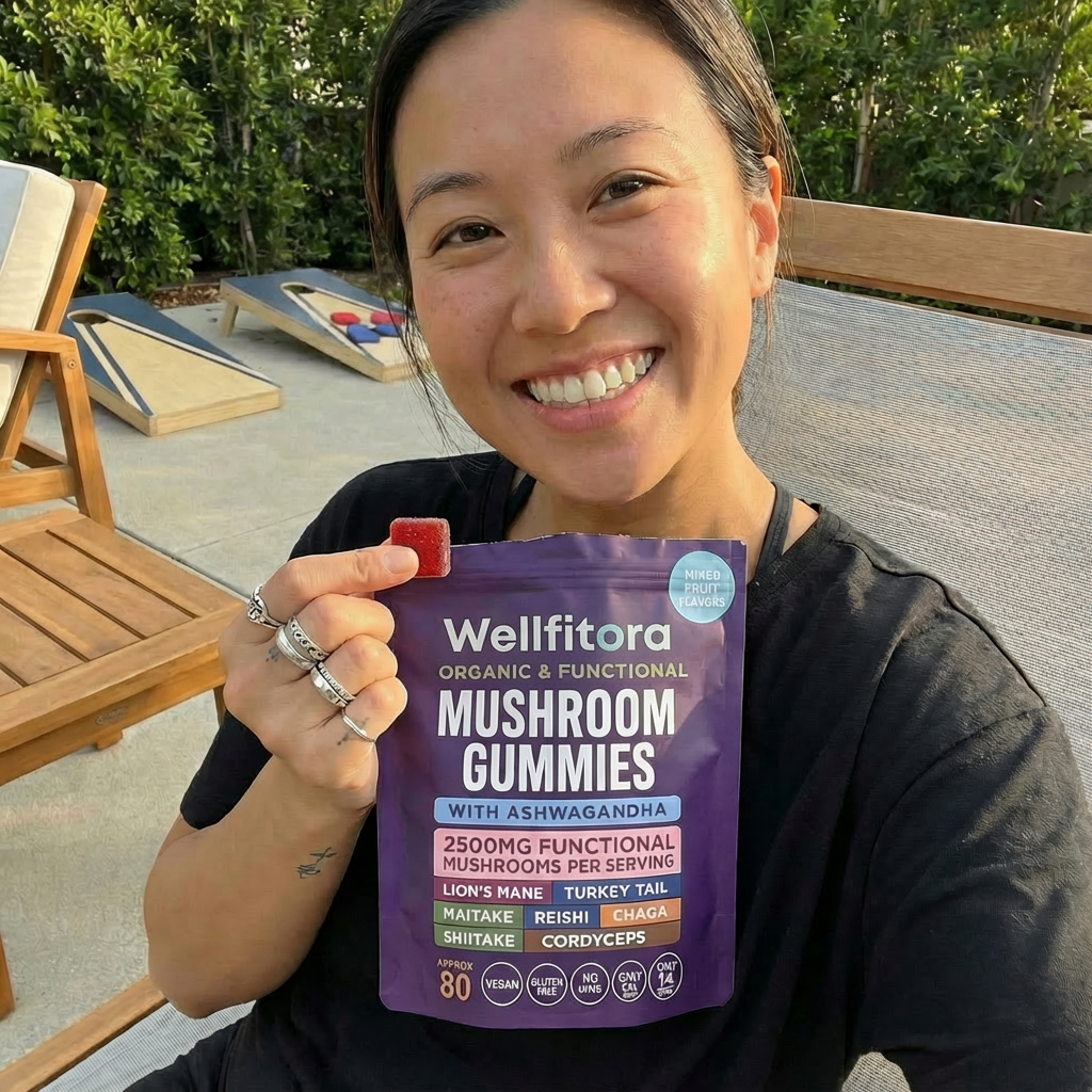 Wellfitora Mushroom Gummies - Boost Energy, Focus & Calm Naturally (Recommended By Doctors)